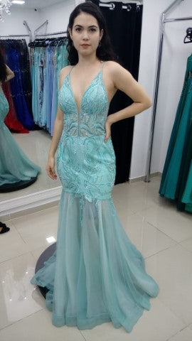 VERDE TIFFANY BORDADO