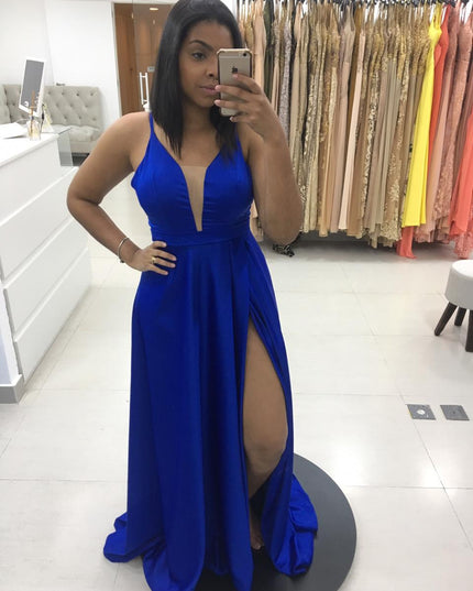 AZUL ROYAL ALÇA SAIA