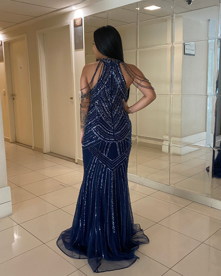 AZUL MARINHO DETALHE OMBRO