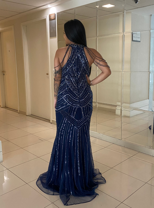 AZUL MARINHO DETALHE OMBRO