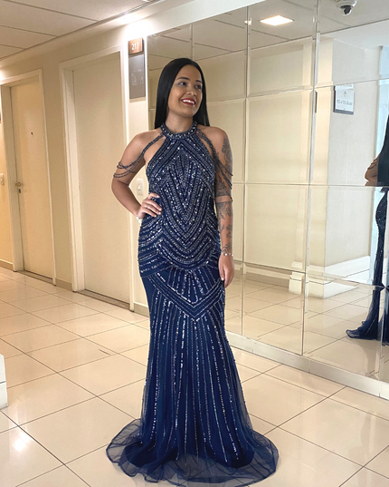 AZUL MARINHO DETALHE OMBRO