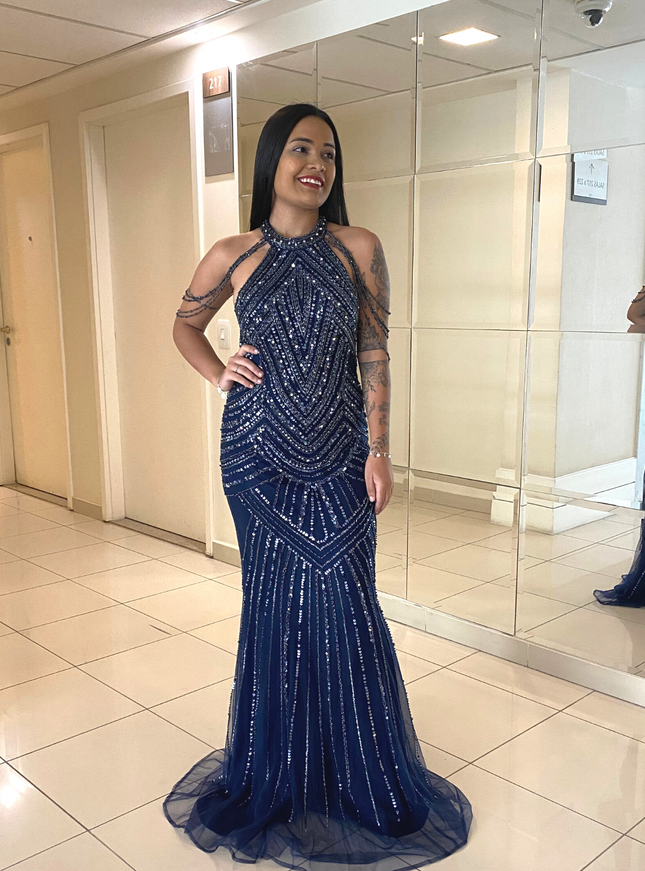 AZUL MARINHO DETALHE OMBRO