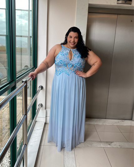 AZUL SERENITY GOTA STRASS