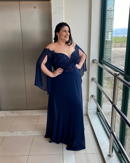 AZUL MARINHO RAPUNZEL