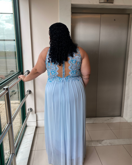 AZUL SERENITY GOTA STRASS