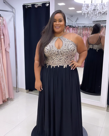 PRETO CORPETE DOURADO