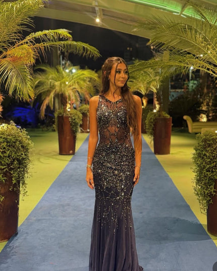 AZUL MARINHO TODO EM PEDRA