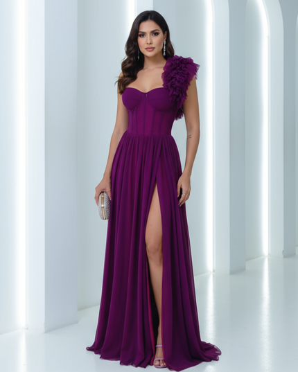 Violeta detalhe ombro