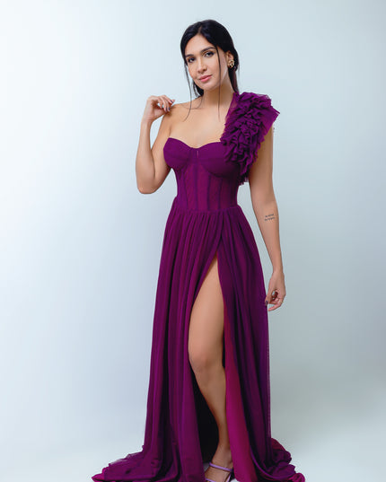 Violeta detalhe ombro