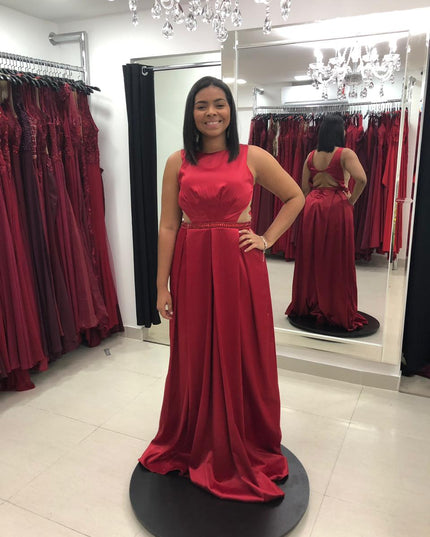 VERMELHO DETALHE CINTO
