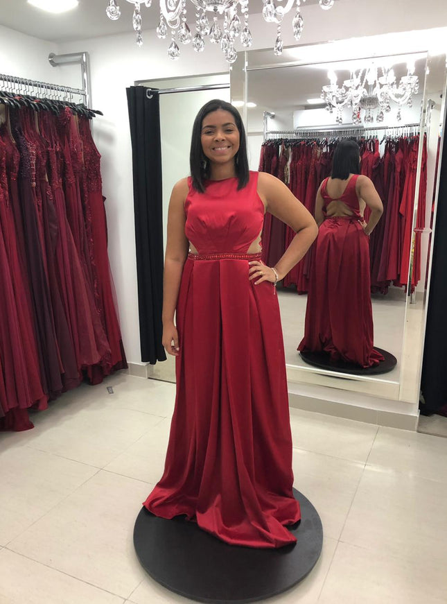 VERMELHO DETALHE CINTO