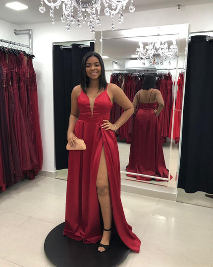 VERMELHO ALÇA SAIA