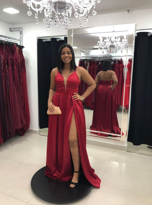 VERMELHO ALÇA SAIA