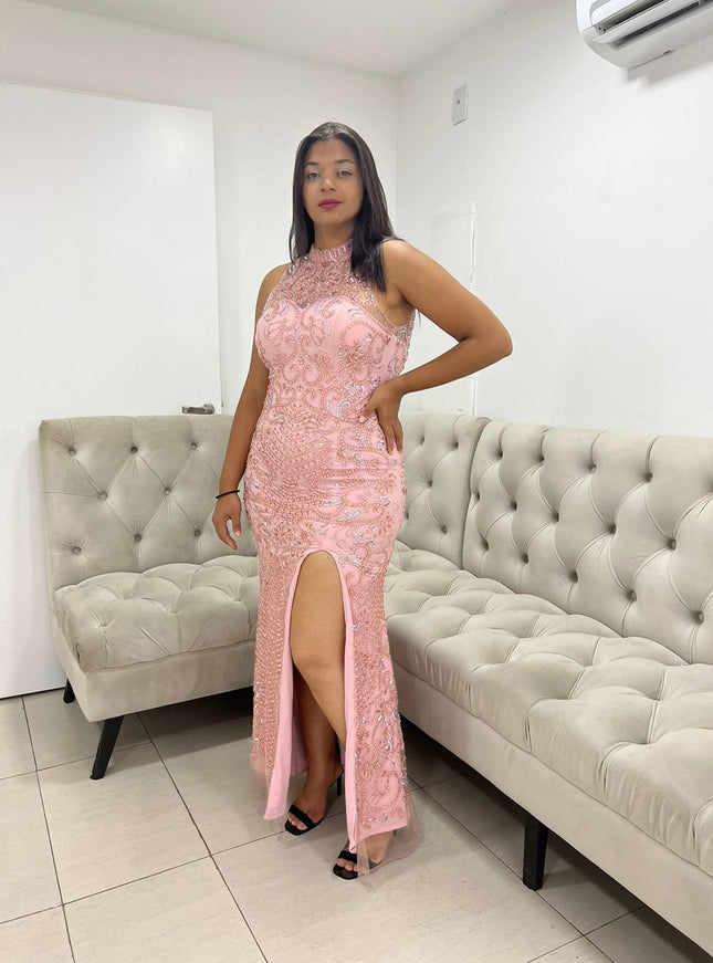 ROSA BORDADO COLO