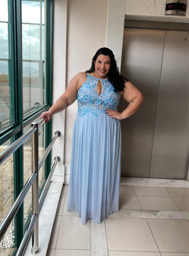 AZUL SERENITY GOTA STRASS