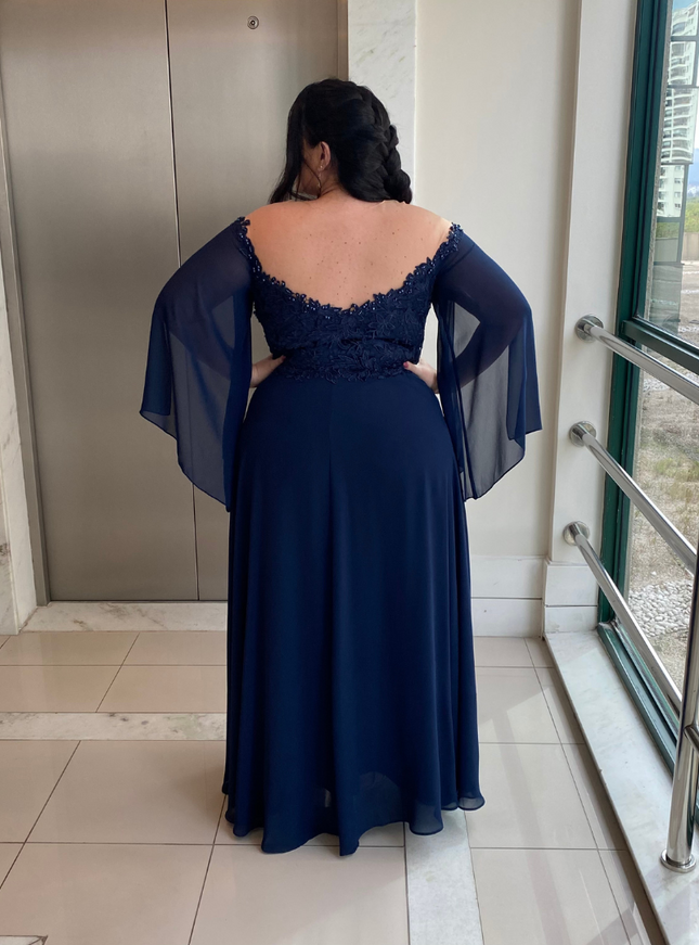 AZUL MARINHO RAPUNZEL