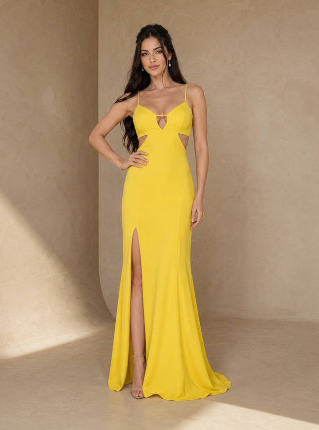 AMARELO FAIXA NAS COSTAS