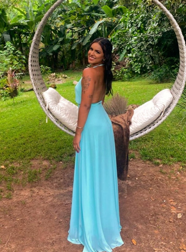 VERDE LISO CINTO E COLAR