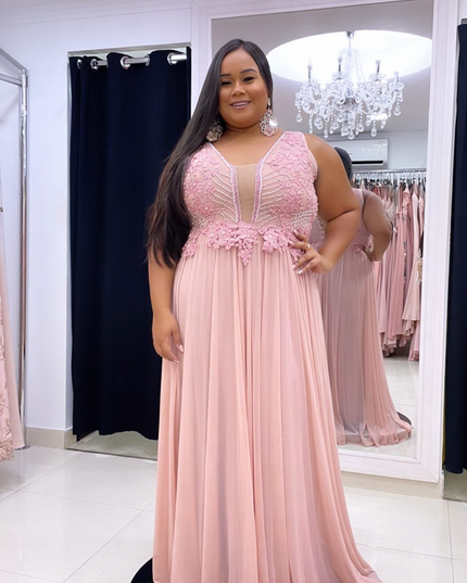 Flores de tule rosa