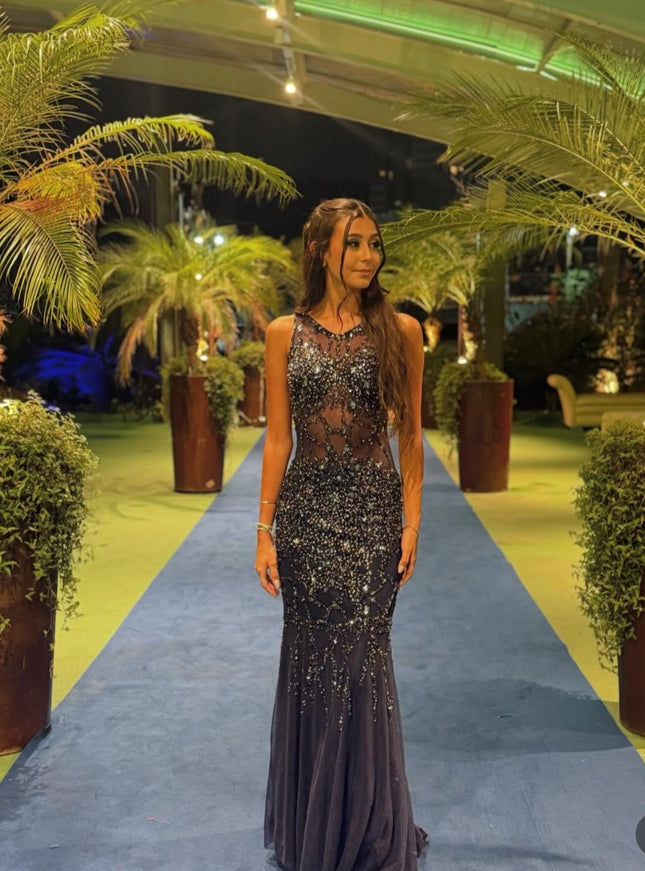 AZUL MARINHO TODO EM PEDRA